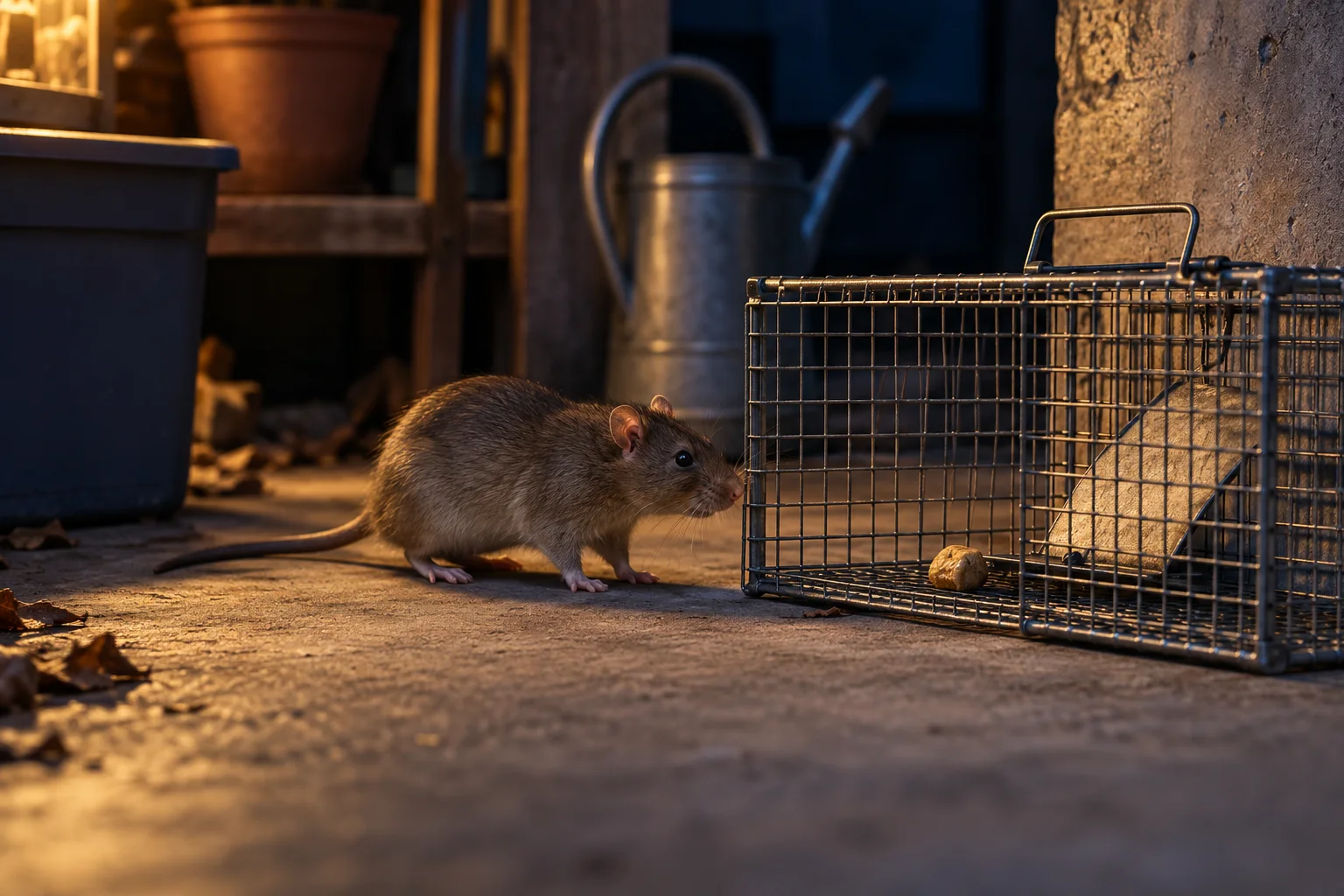 AI-generated illustration for Cage Trapping Rats: Assessing Safety and Animal Welfare
