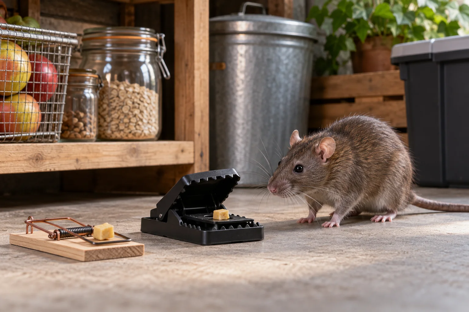 AI-generated illustration for Comparing Mouse and Rat Trapping Challenges