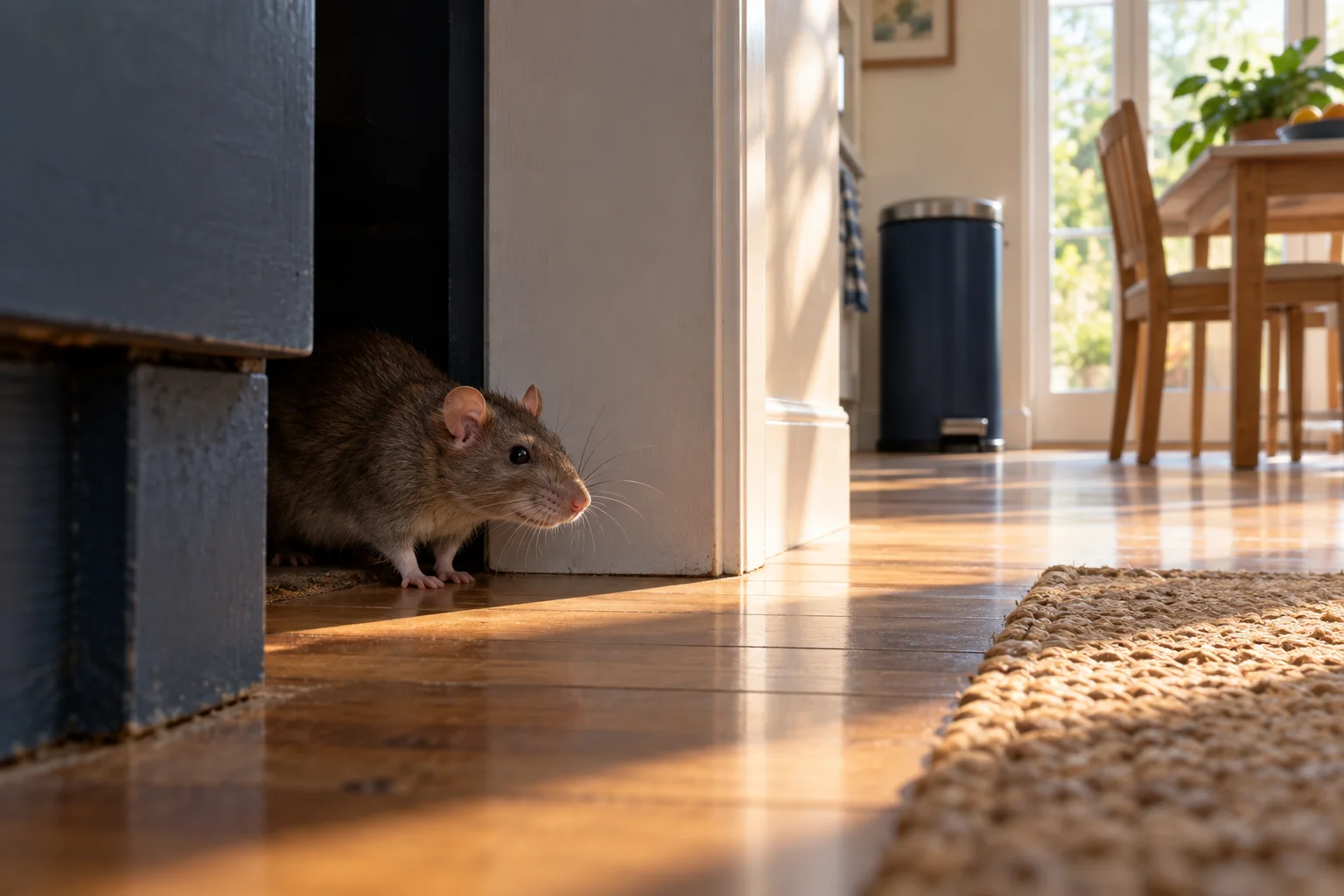AI-generated illustration for Will Rats Come Out in the Light? Daytime Sightings Need Context