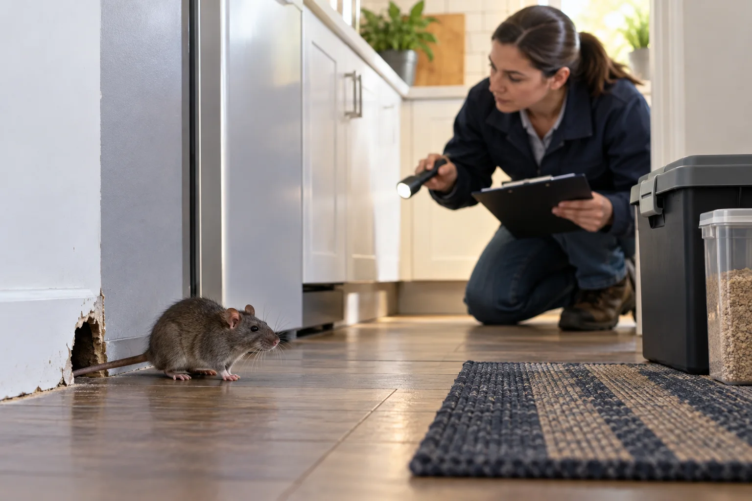 AI-generated illustration for Rats in a Rental Home: Document, Report, and Protect Yourself